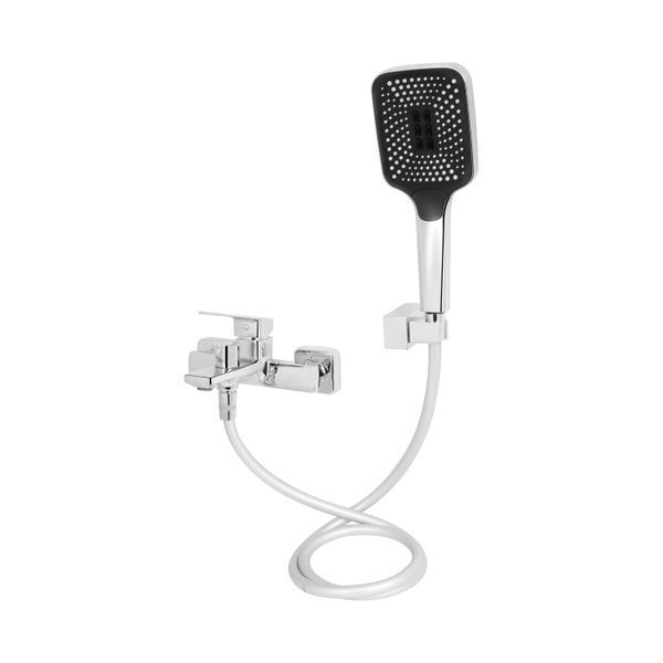 Змішувач для ванни Qtap Capricorn з душовим гарнітуром Chrome (k35) QTCAP3060102C48222 QTCAP3060102C48222 фото