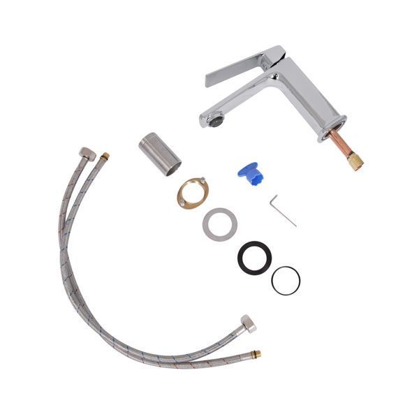 Змішувач для раковини низький Qtap Capricorn, Chrome (k26) QTCAP1060102C48219 QTCAP1060102C48219 фото