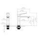 Змішувач для раковини низький Qtap Capricorn, Chrome (k26) QTCAP1060102C48219 QTCAP1060102C48219 фото 2
