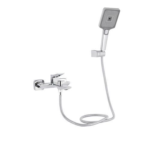 Змішувач для ванни Qtap Presto (з душовим гарнітуром) QTPRE259CRM45574 Chrome QTPRE259CRM45574 фото