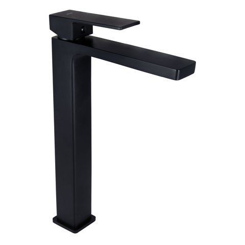 Змішувач для раковини Qtap Gemini високий QTGEM269BLM45678 Black Matt QTGEM269BLM45678 фото