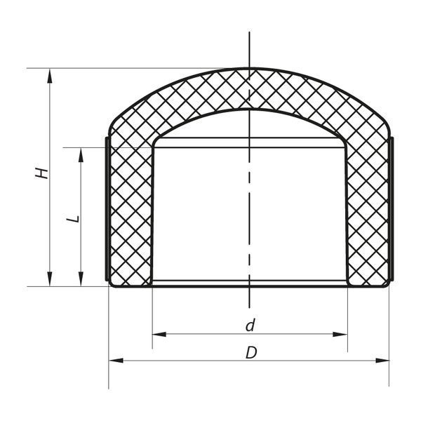Заглушка поліпропіленова 75 Koer K0231.PRO (KP2596) KP2596 фото