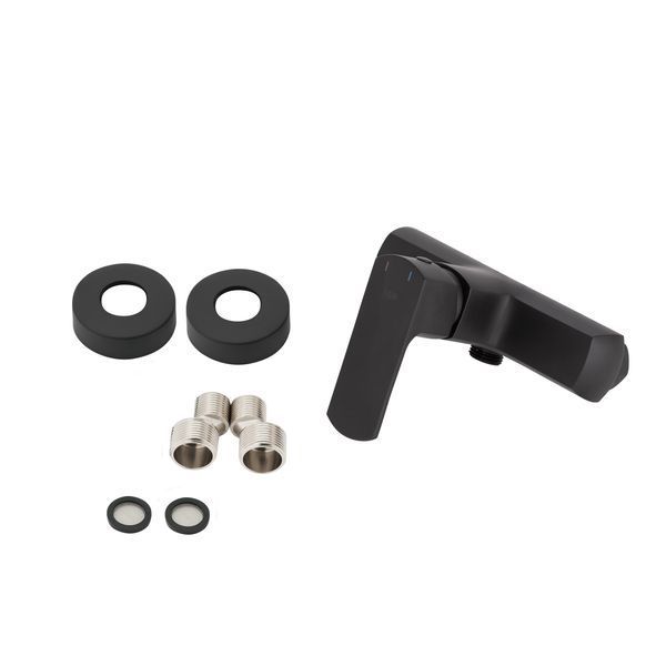 Змішувач для душу Qtap Lipno QTLIPNO4023101CB Black Matt QTLIPNO4023101CB фото