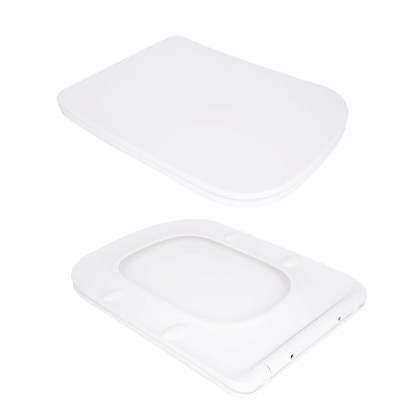 Унітаз підлоговий Qtap Tern Ultra Quiet безобідковий з сидінням Soft-Close QT17226003AW White SD00051948 фото