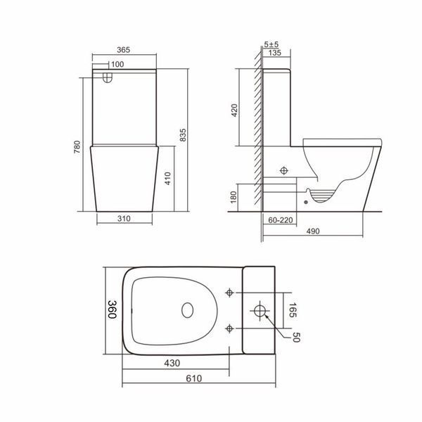 Унітаз підлоговий Qtap Tern Ultra Quiet безобідковий з сидінням Soft-Close QT17226003AW White SD00051948 фото