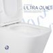 Унітаз підлоговий Qtap Tern Ultra Quiet безобідковий з сидінням Soft-Close QT17226003AW White SD00051948 фото 5