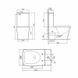 Унітаз підлоговий Qtap Tern Ultra Quiet безобідковий з сидінням Soft-Close QT17226003AW White SD00051948 фото 2