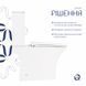 Унітаз-компакт Qtap Presto Quadro безободковий з сидінням Soft-close QT24221215AW SD00052480 фото 2