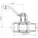 Кран кульовий Koer 3/4" ГШР (KR.215) (KR0044) KR0044 фото 3