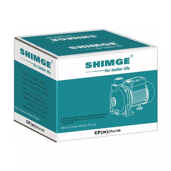 Відцентровий насос SHIMGE CPm200 (2.2 кВт, Нmax 55 м, Qmax 140 л/хв) 1046142 фото
