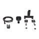 Змішувач для ванни Qtap Gemini (з душовим гарнітуром) QTGEM259GMB45684 Gunmetal Black PVD QTGEM259GMB45684 фото 7