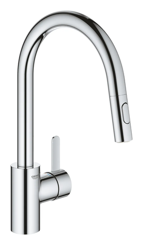 Змішувач для кухні з висувним виливом Grohe Eurosmart Cosmopolitan (31481001) 31481001 фото