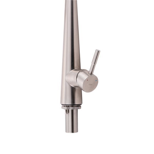 Змішувач для кухні Qtap Evicka з висувним виливом QTEVI91103UN Brushed Nickel PVD QTEVI91103UN фото