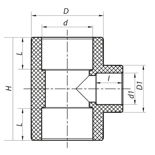 Трійник редукційний 63x25x63 PPR Koer K0052.PRO (KP0061) KP0061 фото