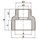 Муфта редукційна ВВ 50x40 PPR Koer K0038.PRO (KP0046) KP0046 фото 2