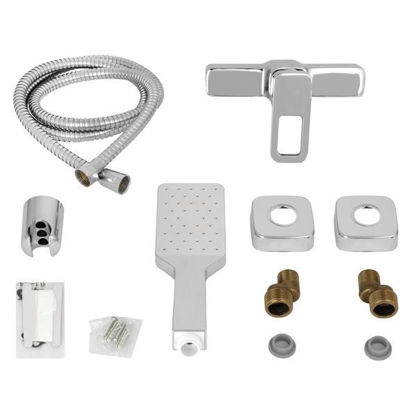 Змішувач для душу Lidz Wawel 010 (з душовим гарнітуром) (k40) LDWAW010CRM45390 Chrome LDWAW010CRM45390 фото