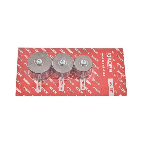 Комплект насадок KOER WS-SET для паяльника PPR (кол. синій) 20мм,25мм,32мм (KR5821) KR5821 фото