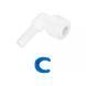 Кутовий фітинг ITAL 1/4"Q x 1/4" N (кратно 10 шт) (ST013A) 1046507 фото 1