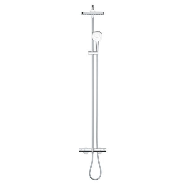 Душова система настінного монтажу з термостатом для ванни Grohe Tempesta System 250 Cube (26691001) 26691001 фото