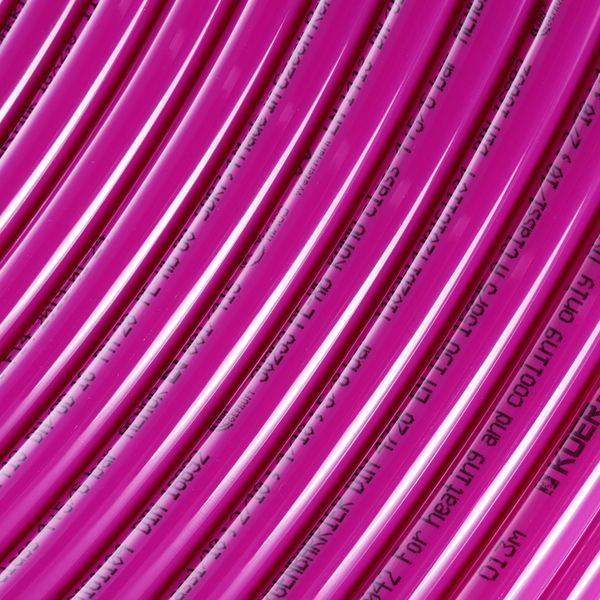 Труба для теплої підлоги з кисневим бар'єром Koer PEX-B EVOH 16*2,0 (pink) (240 м) (KR2828) KR2828 фото