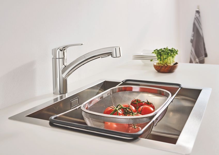 Змішувач для кухні з висувним виливом Grohe Eurosmart New (30305001) 30305001 фото
