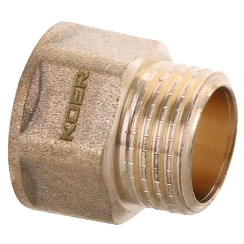 Подовжувач KOER WM.E06-15.WN - 1/2 "-15мм Без нікелю (KR3009) KR3009 фото