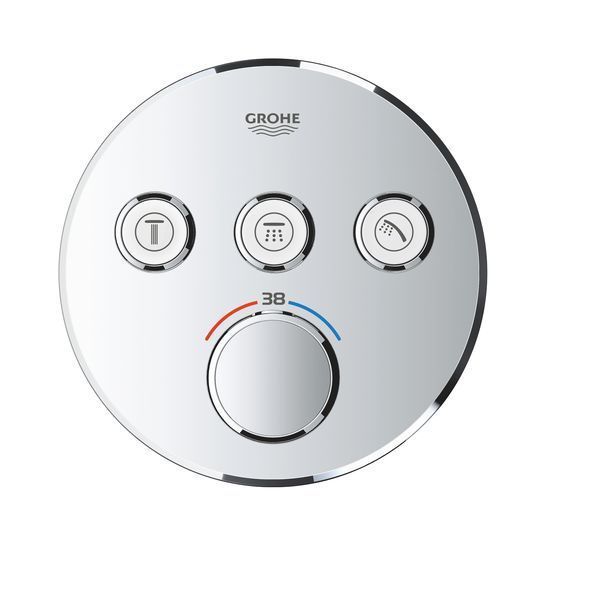 Термостат прихованого монтажу на 3 споживача Grohe Grohtherm SmartControl (29121000) 29121000 фото
