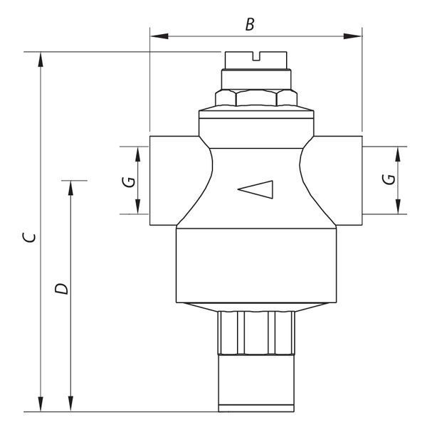 Редуктор тиску Koer KR.1251 3/4 "(KR2661) KR2661 фото