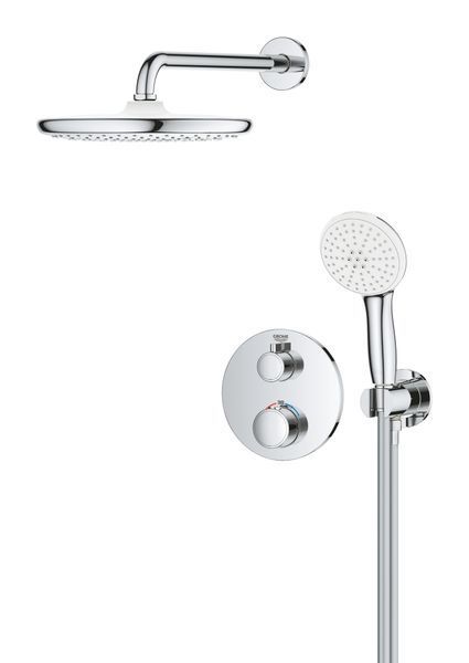 Душова система прихованого монтажу з термостатом Grohe Grohtherm (34872000) 34872000 фото