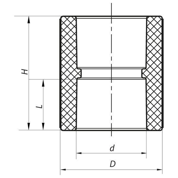 З'єднувальна муфта 40 PPR Koer K0004.PRO (KP0006) KP0006 фото