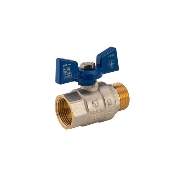 Кран кульовий Koer 3/4" ГШМ (KR.218.B) синій (KR2723) KR2723 фото