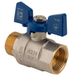 Кран кульовий Koer 3/4" ГШМ (KR.218.B) синій (KR2723) KR2723 фото 1