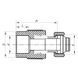 Муфта з євроконусом і накидною гайкою 20x3 /4 PPR Koer K0240.PRO (KP2606) KP2606 фото 2