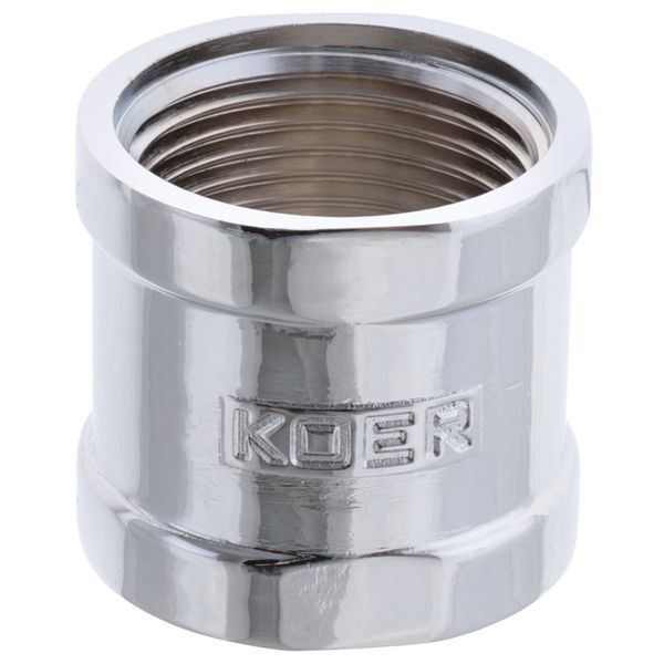 З'єднувальна муфта 1" (хром) Koer KF.C10.chr (KF0118) KF0118 фото