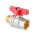 Кран кульовий ГШМ Koer Extreme KE.218-20 - 3/4" FM ручка "метелик" червона (KR5760) KR5760 фото 5