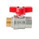 Кран кульовий ГШМ Koer Extreme KE.218-20 - 3/4" FM ручка "метелик" червона (KR5760) KR5760 фото 4