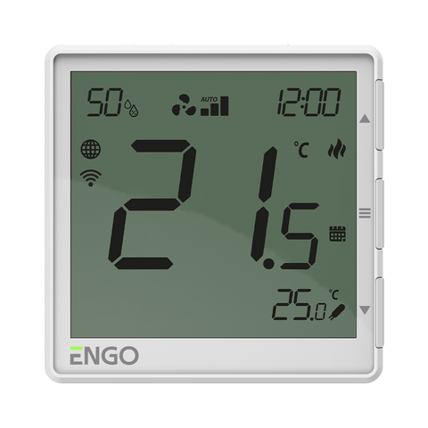 EFAN-24W Термостат фанкойлу, WIFI, 24V, білий 870 фото
