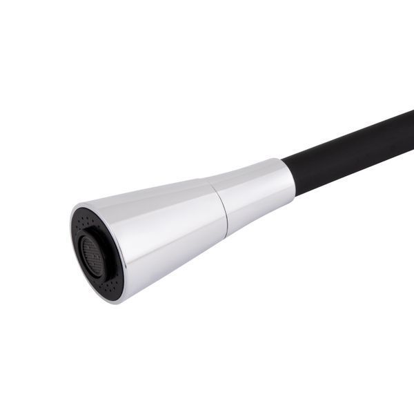 Змішувач для кухні Lidz Tani 007F3 з гнучким виливом (k40) LDTAN007F3BCR37649 Chrome/Black LDTAN007F3BCR37649 фото