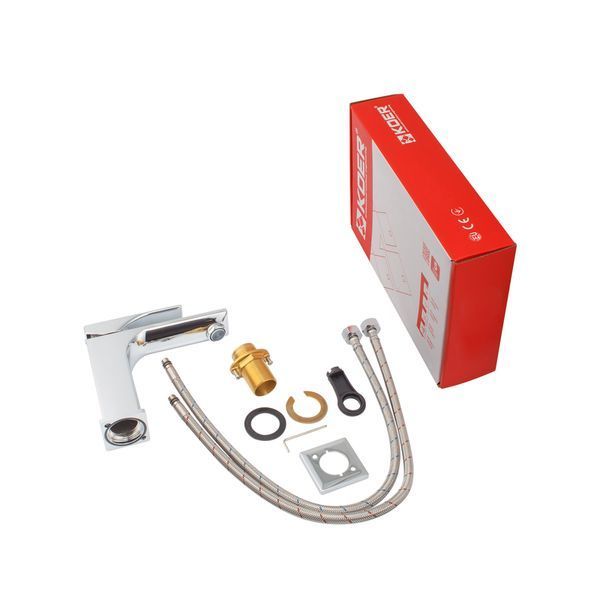 Змішувач для умивальника Koer KB-10010-01 (Колір хром) (KR3478) KR3478 фото