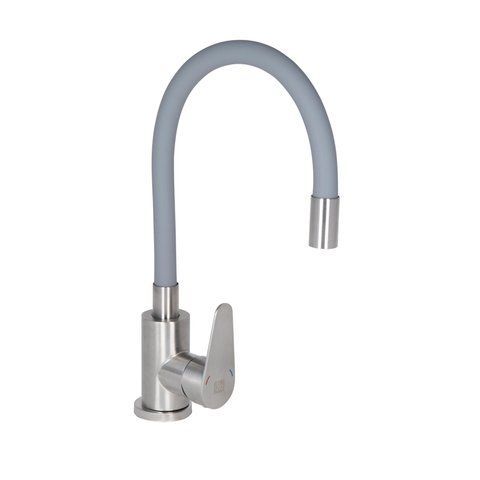 Змішувач для кухні Lidz Vida 015F3 з гнучким виливом (k35) LDVID015F3GRE43356 Grey LDVID015F3GRE43356 фото