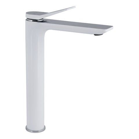 Змішувач для раковини Qtap Presto високий QTPRE269CRW45577 Chrome/White QTPRE269CRW45577 фото