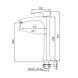 Змішувач для умивальника Koer KB-11007-01 високий (Колір хром) (KR3440) KR3440 фото 6