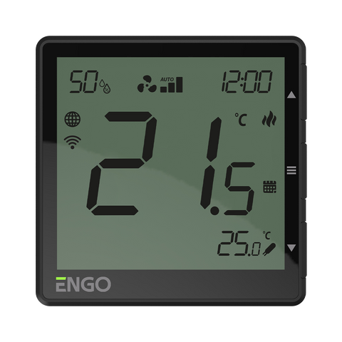 EFAN-230B Термостат фанкойлу, WIFI, 230V, чорний 871 фото