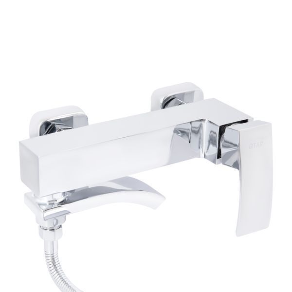 Змішувач для ванни Qtap Swan Cascada з поворотним виливом (з душовим гарнітуром) QTSWA260CRM45565 Chrome QTSWA260CRM45565 фото