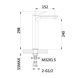 Змішувач для раковини Qtap Presto високий QTPRE269GRP45582 Graphite QTPRE269GRP45582 фото 2